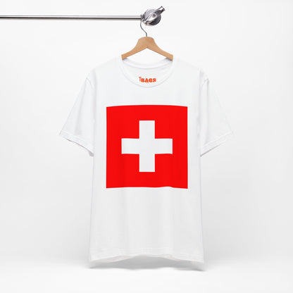 Switzerland Flag on T-shirt