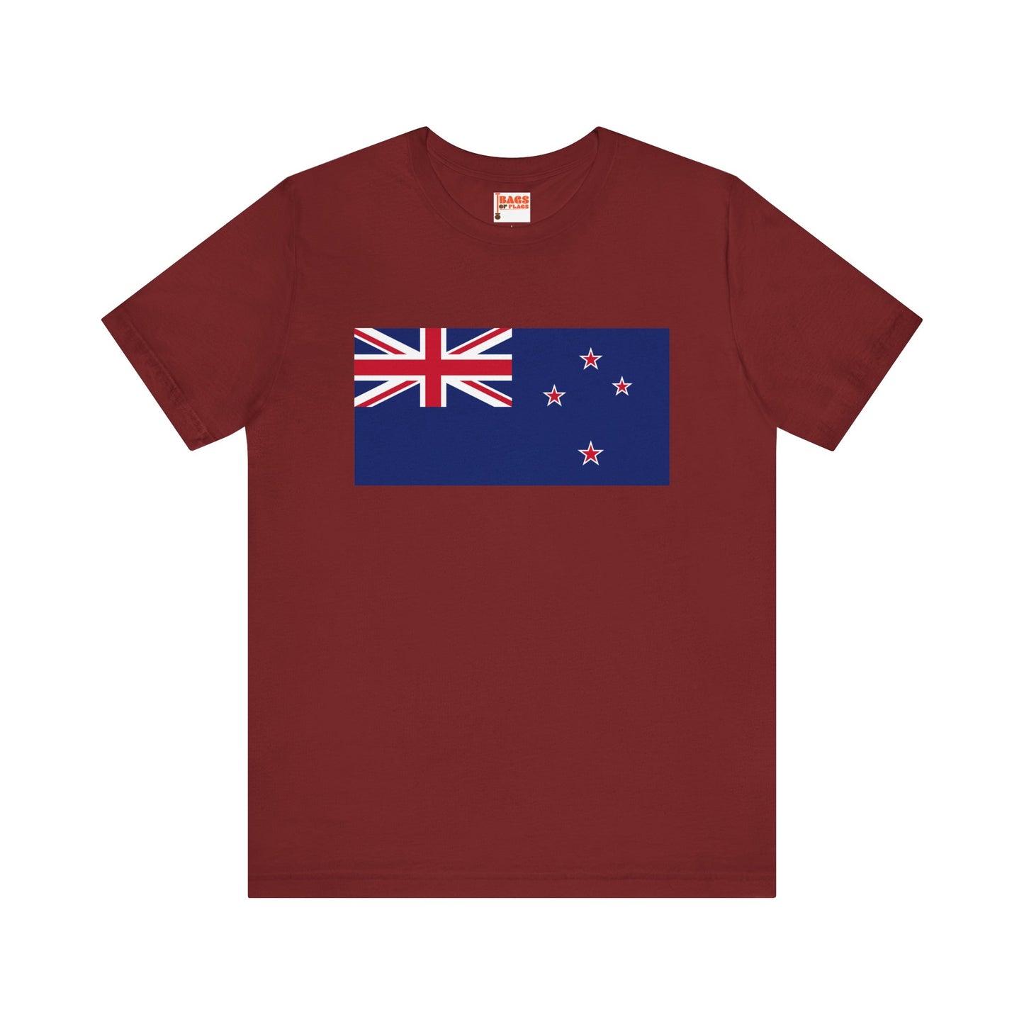 New Zealand Flag on T-shirt