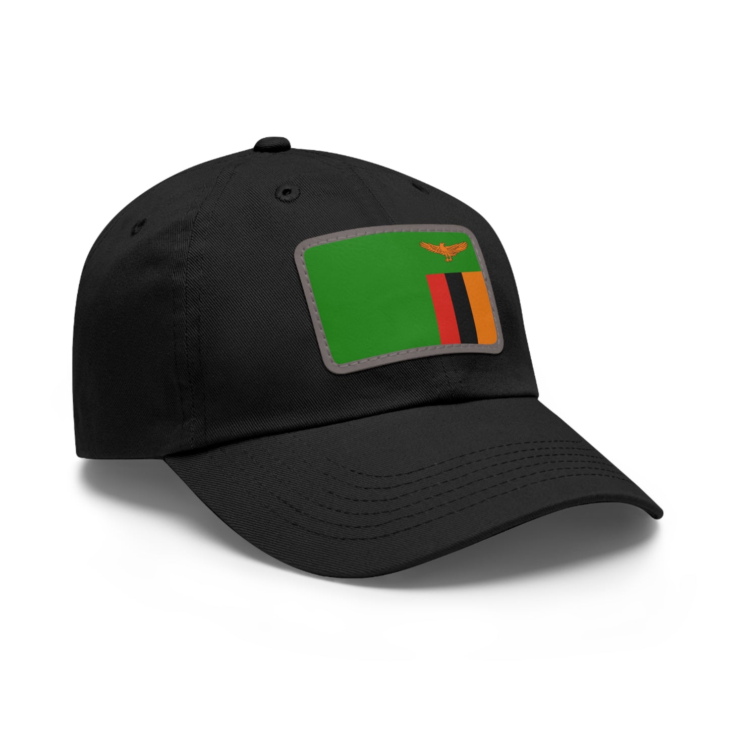 Zambia Leather Patch Hat
