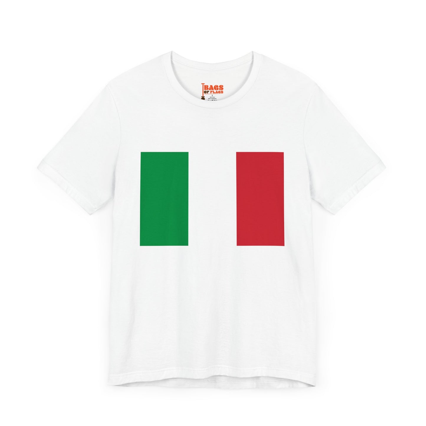 Italy Flag on T-shirt