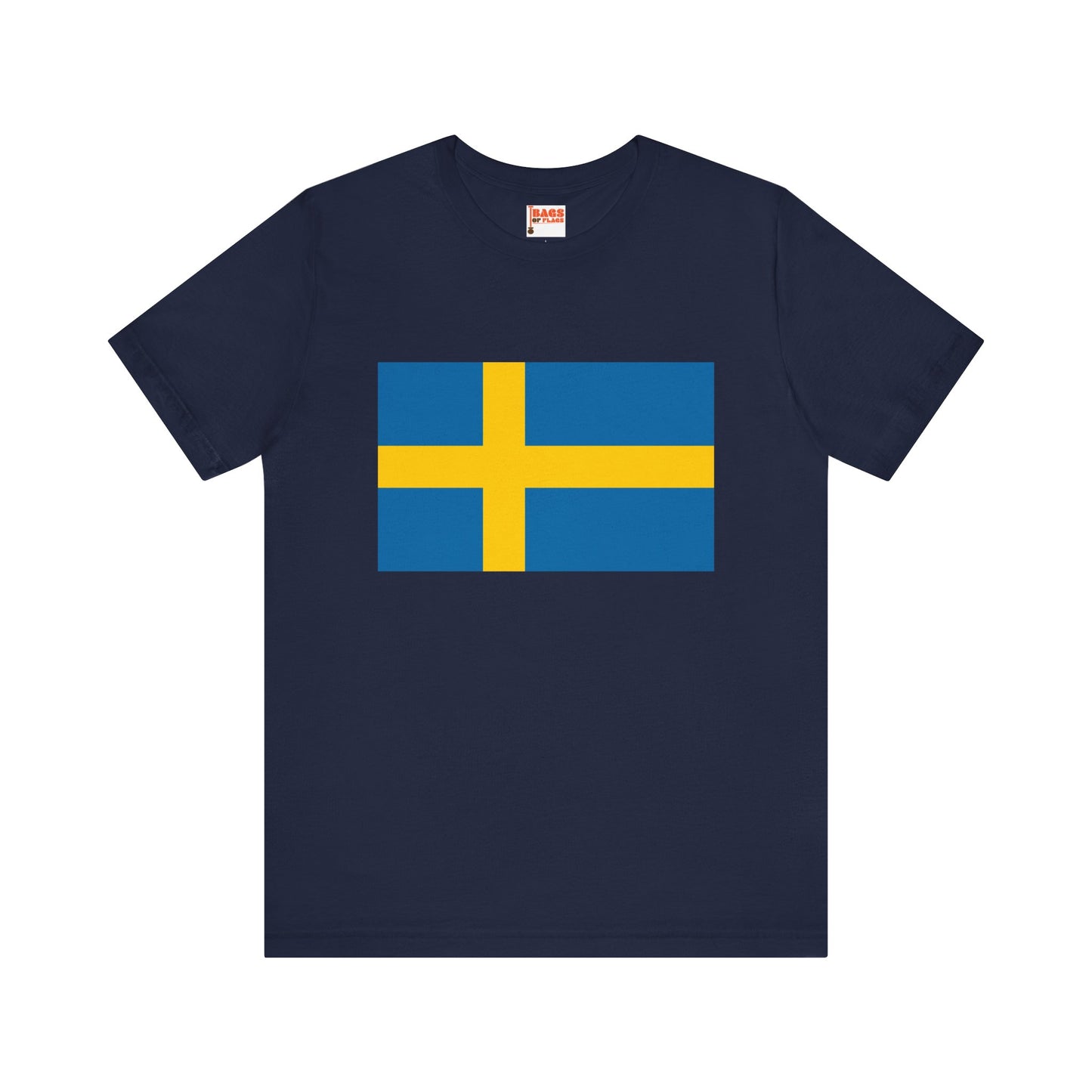 Sweden Flag on T-shirt