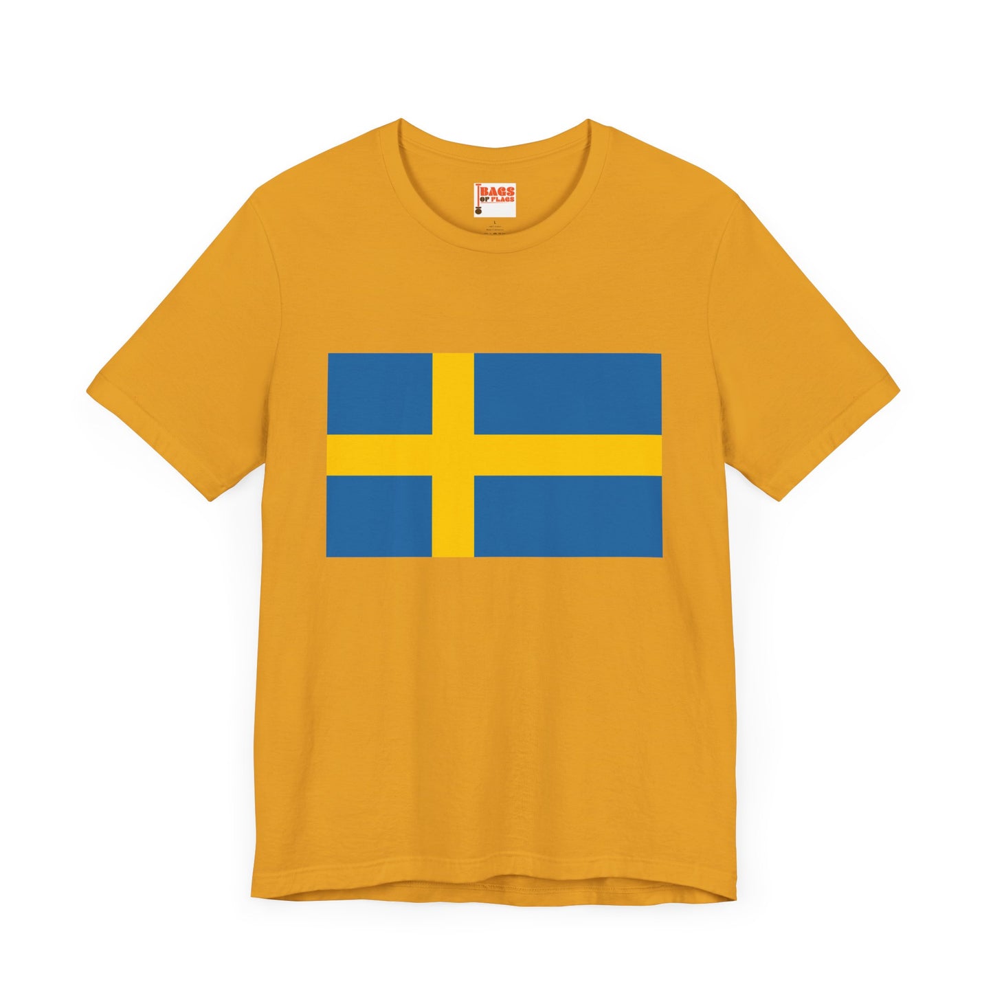 Sweden Flag on T-shirt