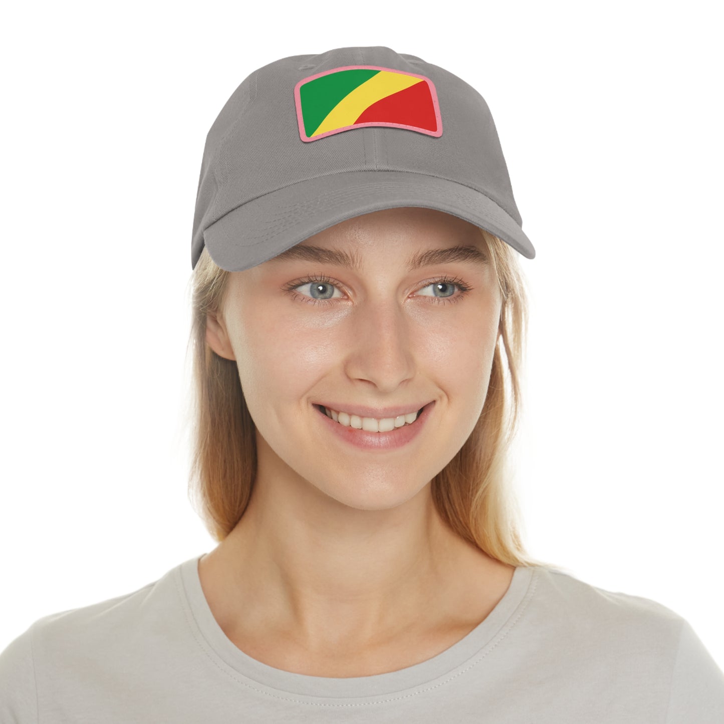 Republic of the Congo Leather Patch Hat