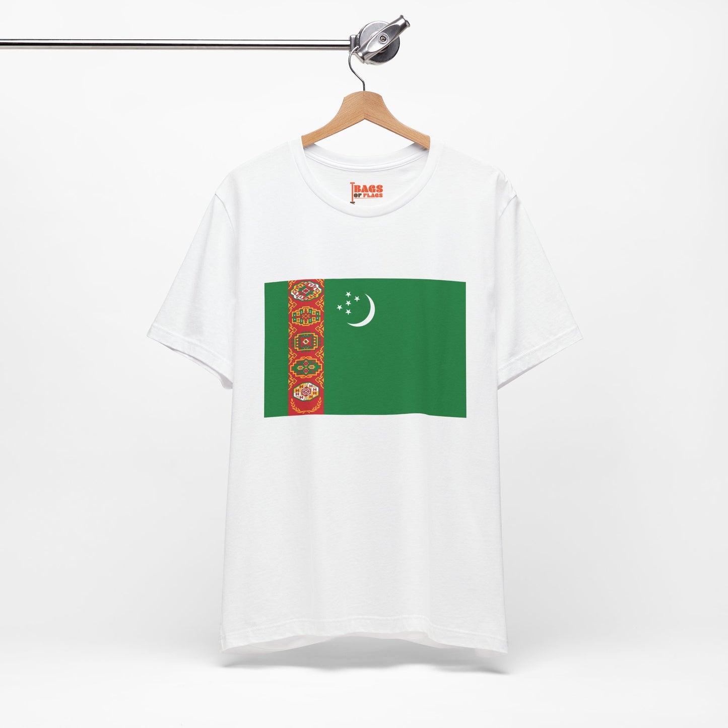 Turkmenistan Flag on T-shirt