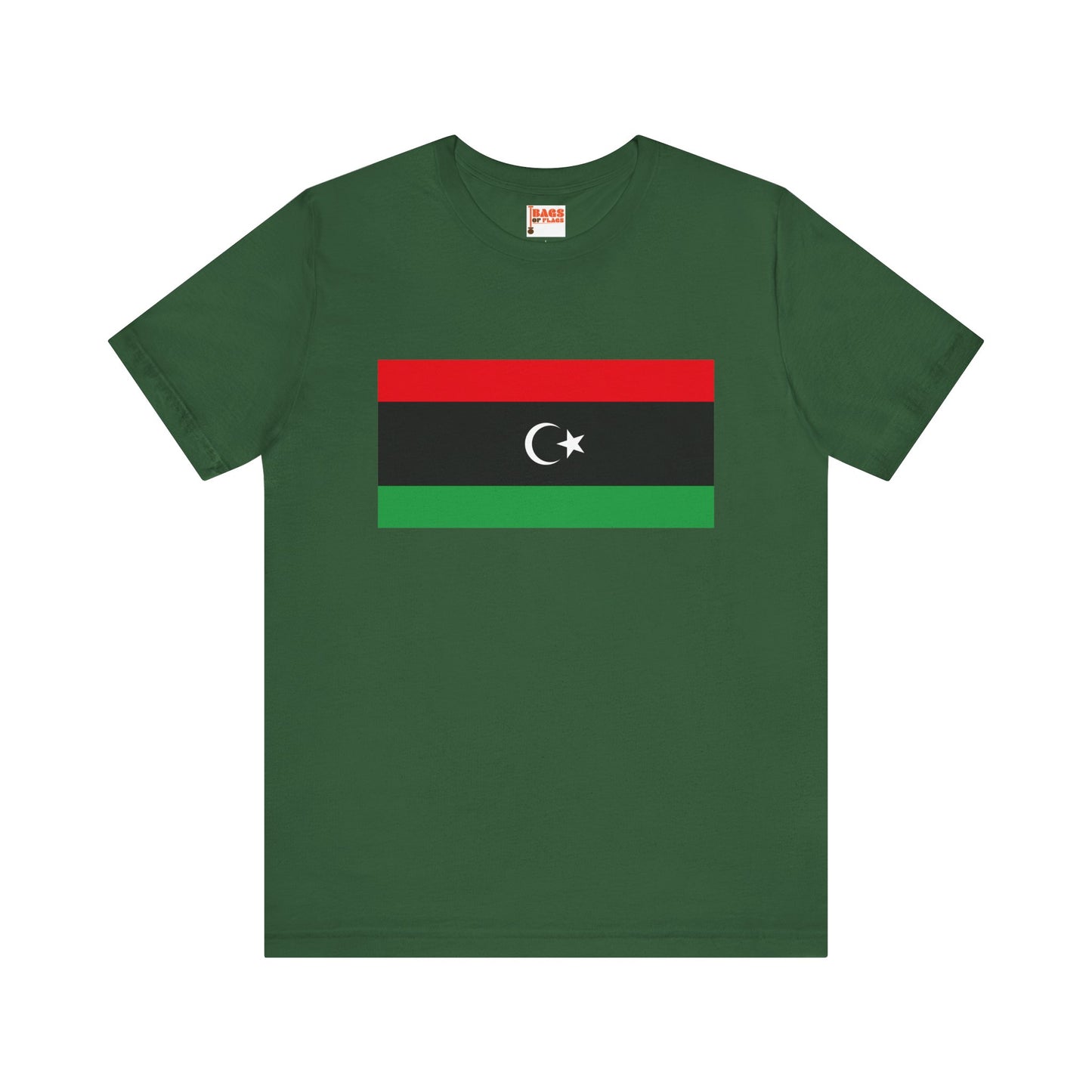 Libya Flag on T-shirt
