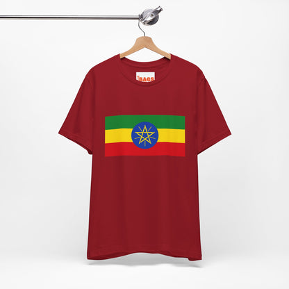 Ethiopia Flag on T-shirt