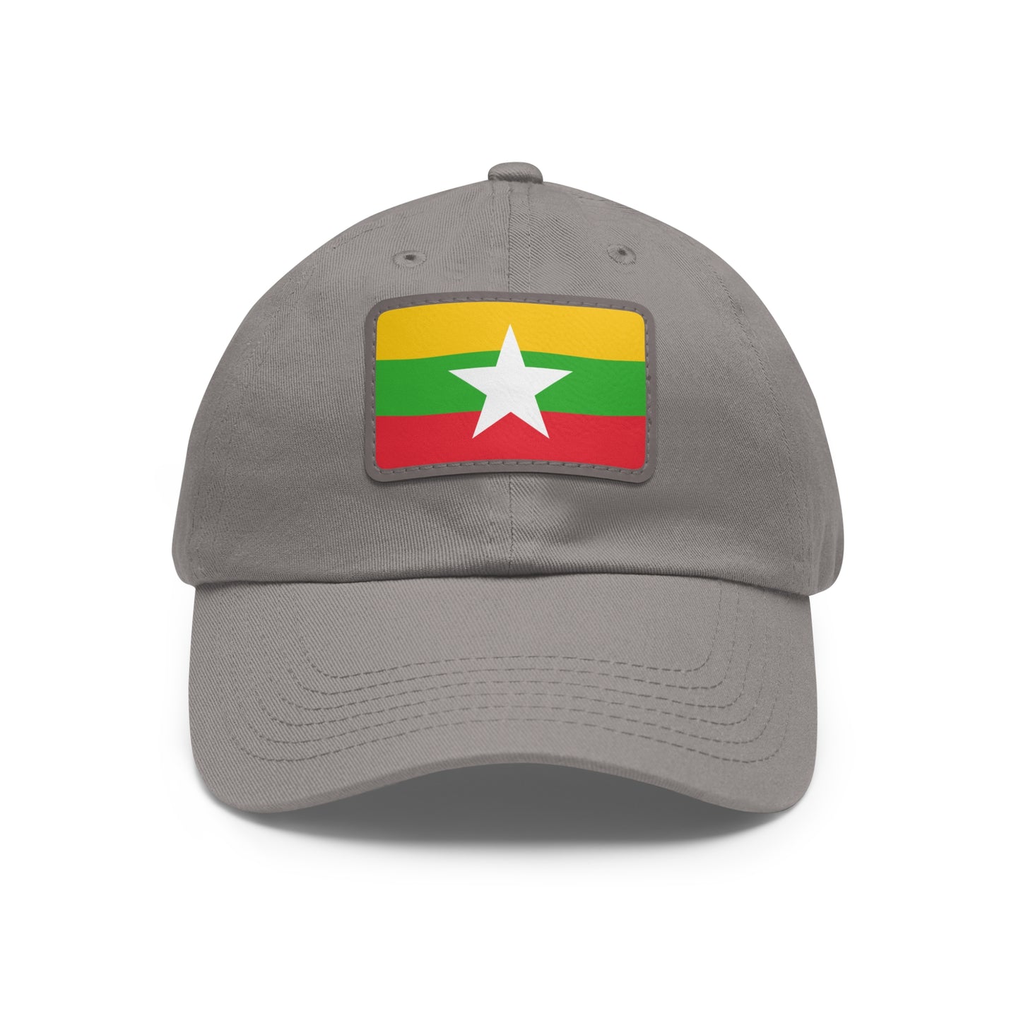 Myanmar Leather Patch Hat