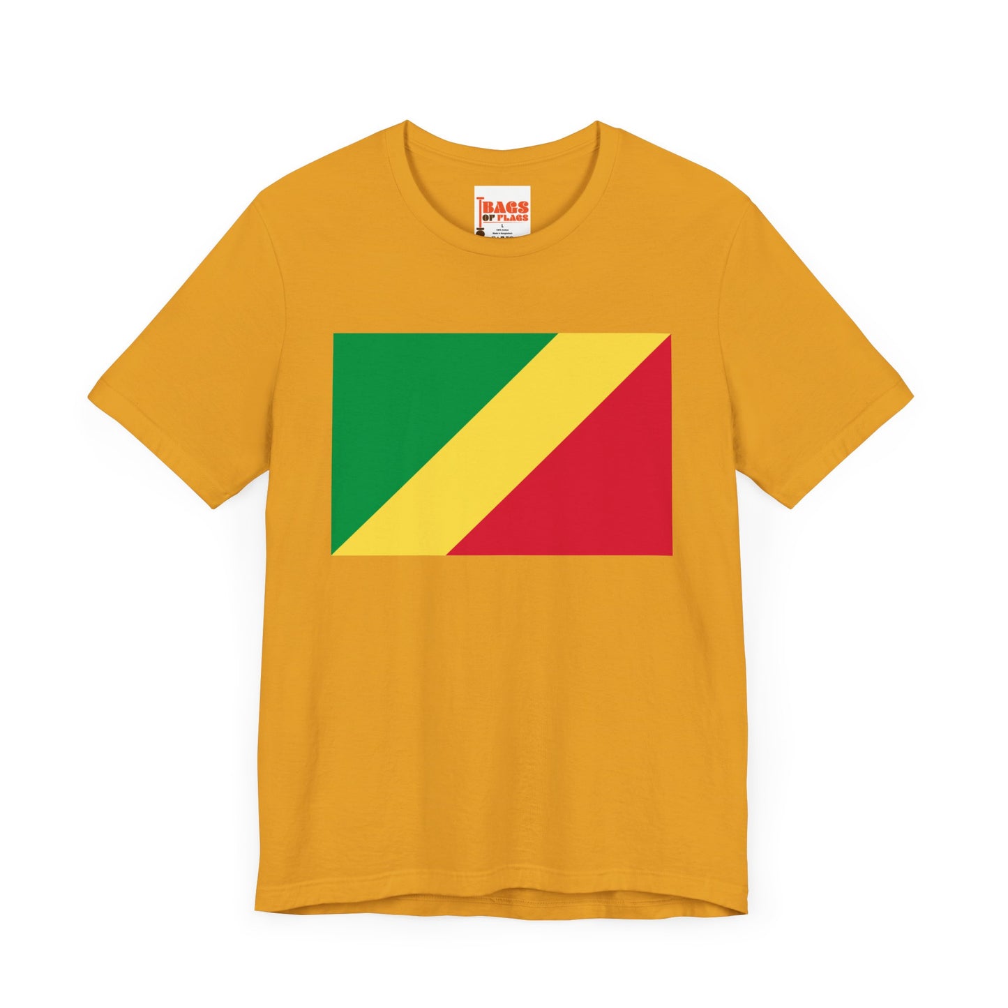 Republic of Congo Flag on T-shirt