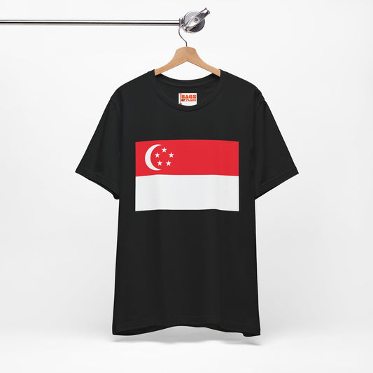 Singapore Flag on T-shirt