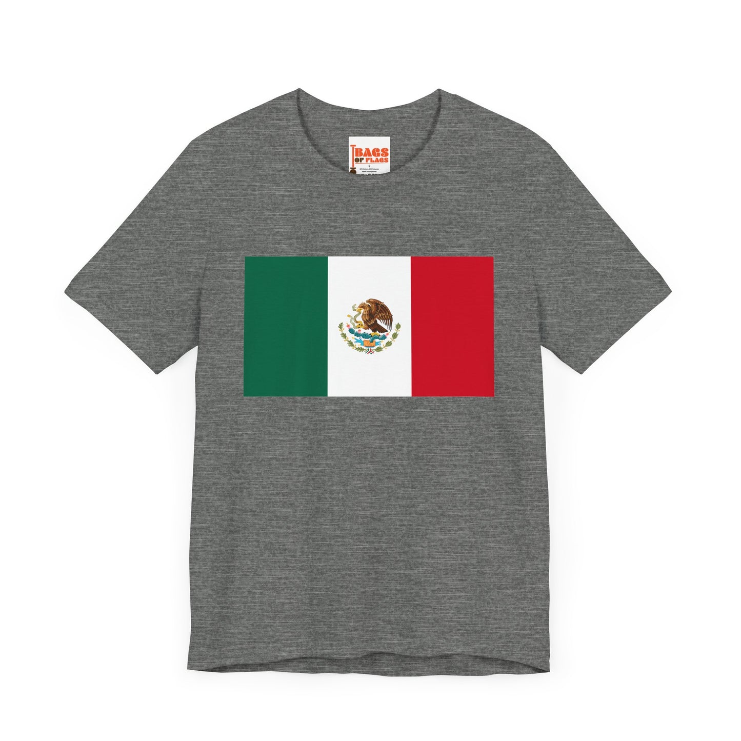 Mexico Flag on T-shirt