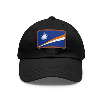 Marshall Islands Leather Patch Hat