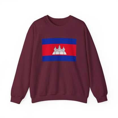 Cambodia Flag Sweatshirt
