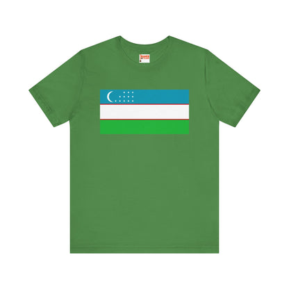 Uzbekistan Flag on T-shirt