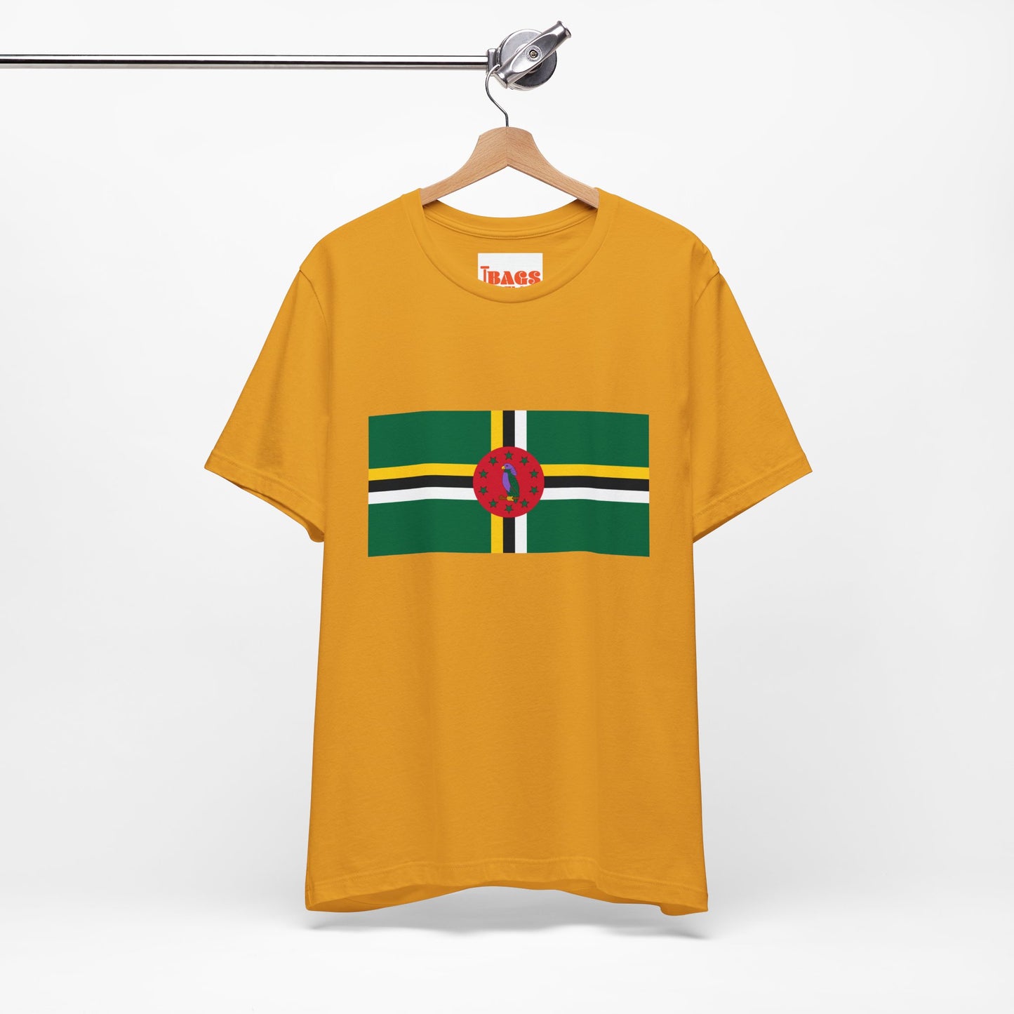 Dominica Flag on T-shirt