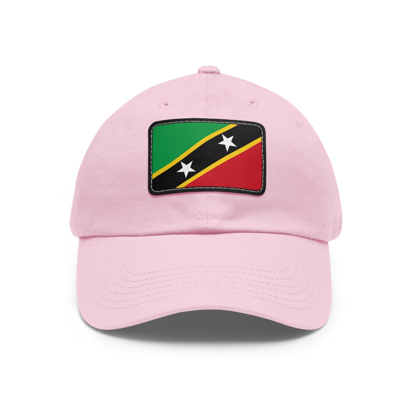 Saint Kitts and Nevis Leather Patch Hat