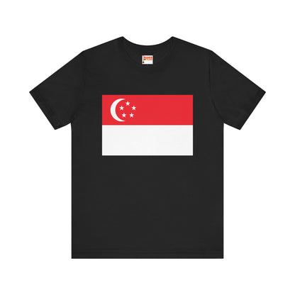 Singapore Flag on T-shirt