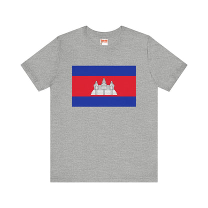 Cambodia Flag on T-shirt