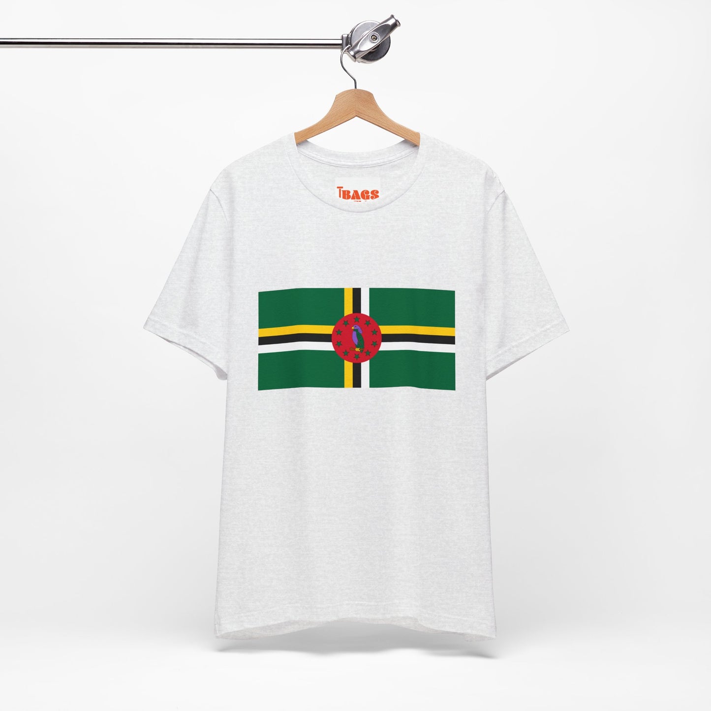 Dominica Flag on T-shirt