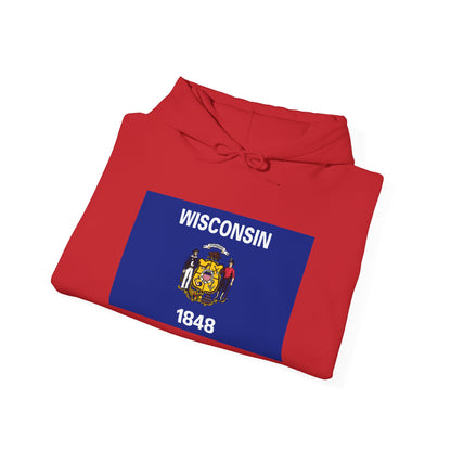 Wisconsin Flag Hoodies