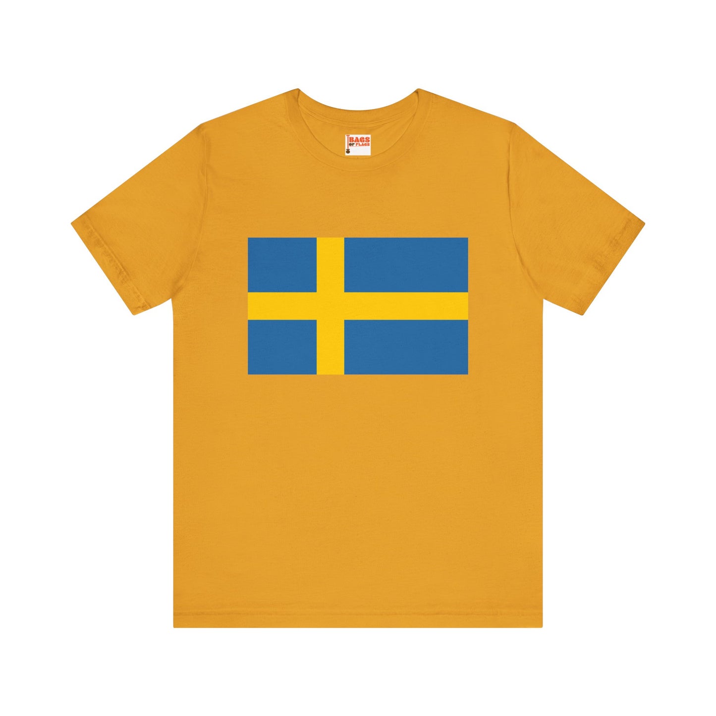 Sweden Flag on T-shirt