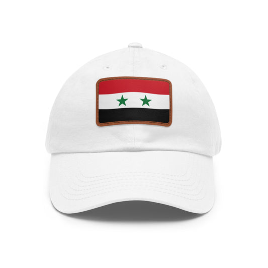 Syria Leather Patch Hat