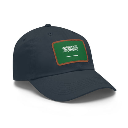 Saudi Arabia Leather Patch Hat