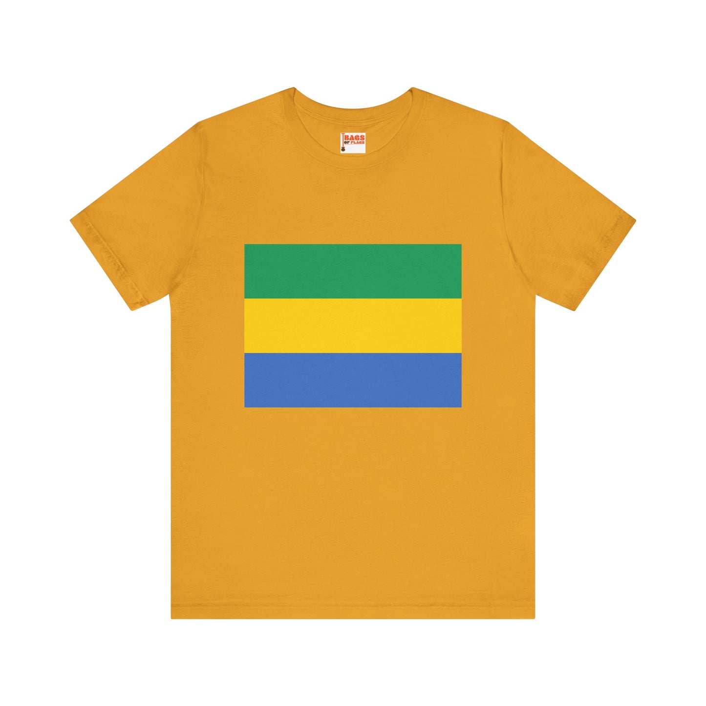 Gabon Flag on T-shirt