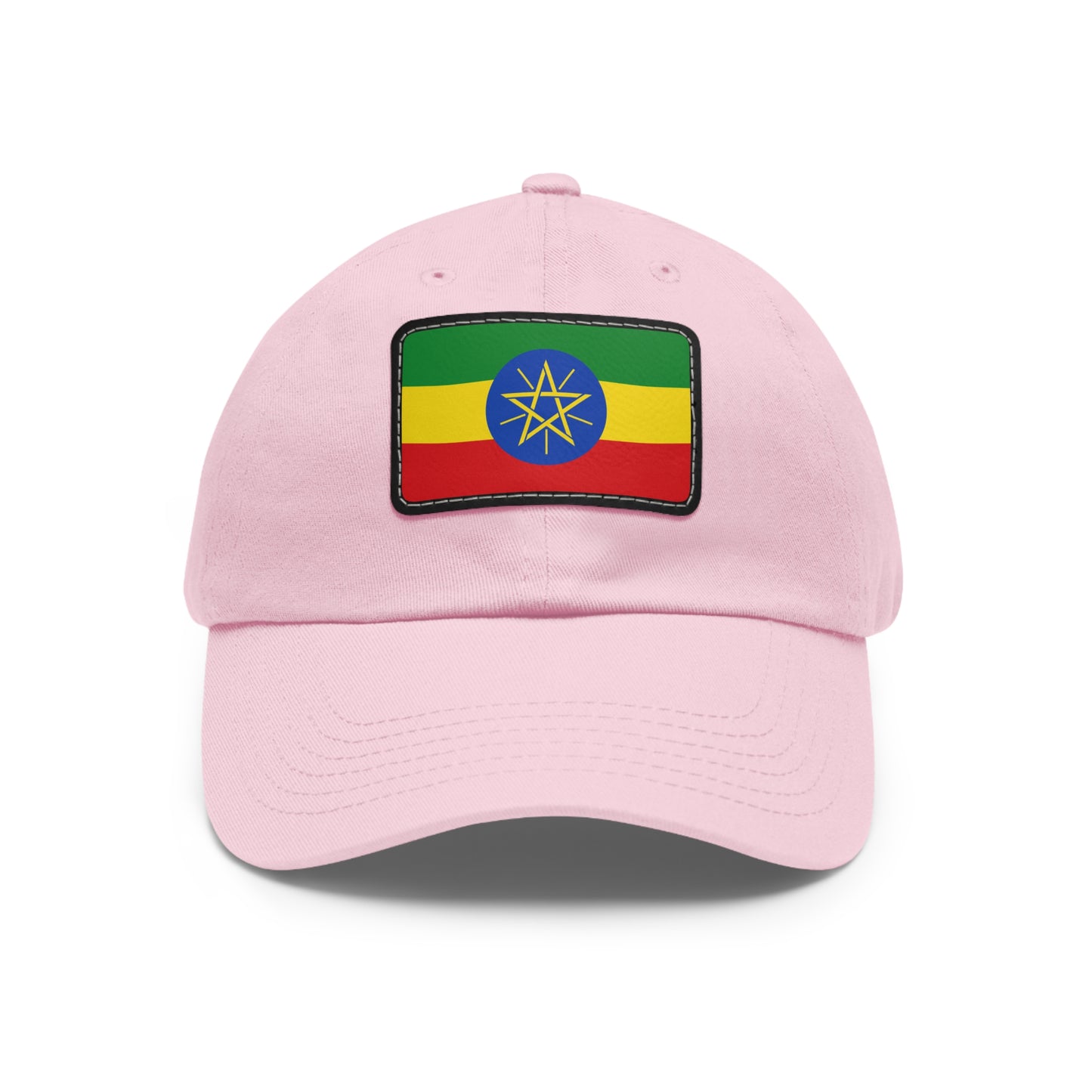 Ethiopia Leather Patch Hat