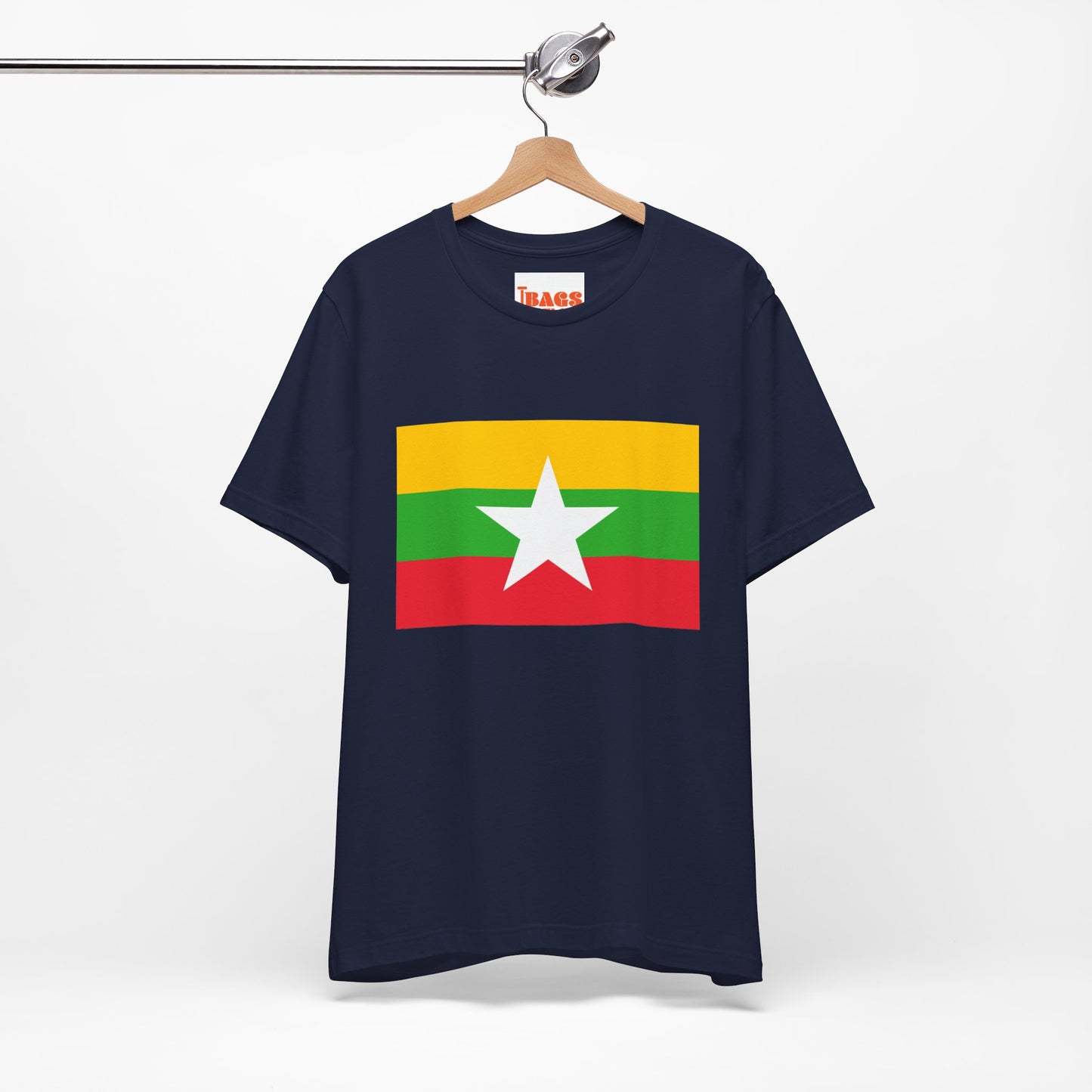 Myanmar Flag on T-shirt