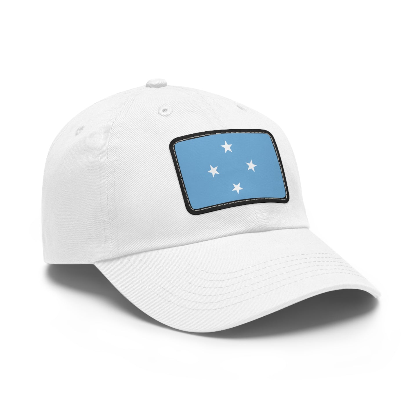 Federated States of Micronesia Leather Patch Hat