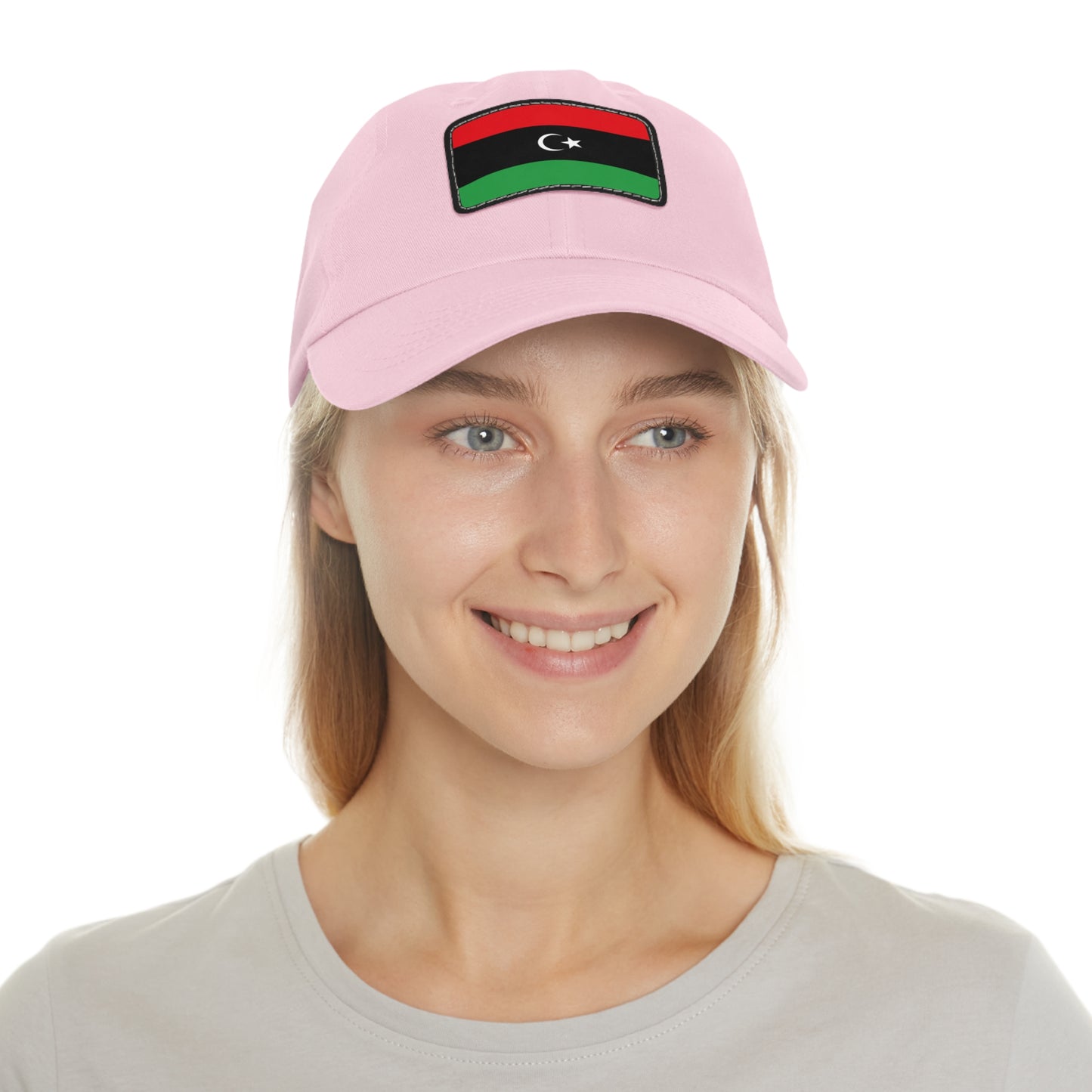 Libya Leather Patch Hat