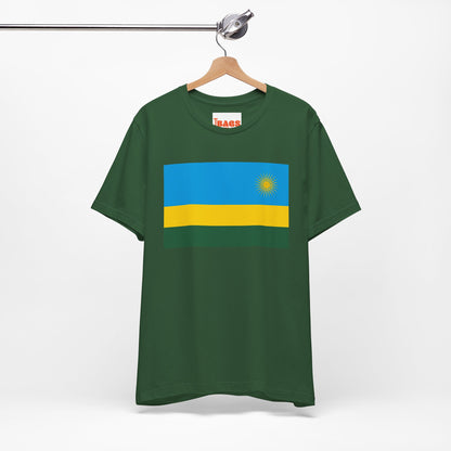 Rwanda Flag on T-shirt