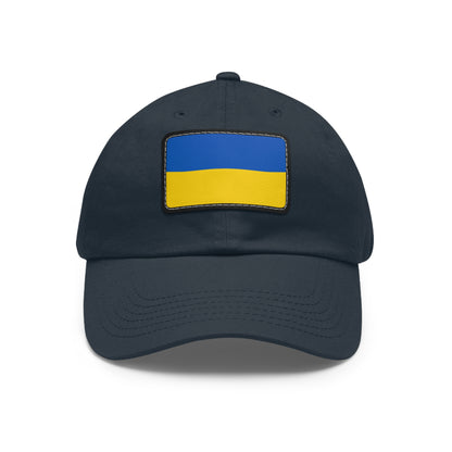 Ukraine Leather Patch Hat