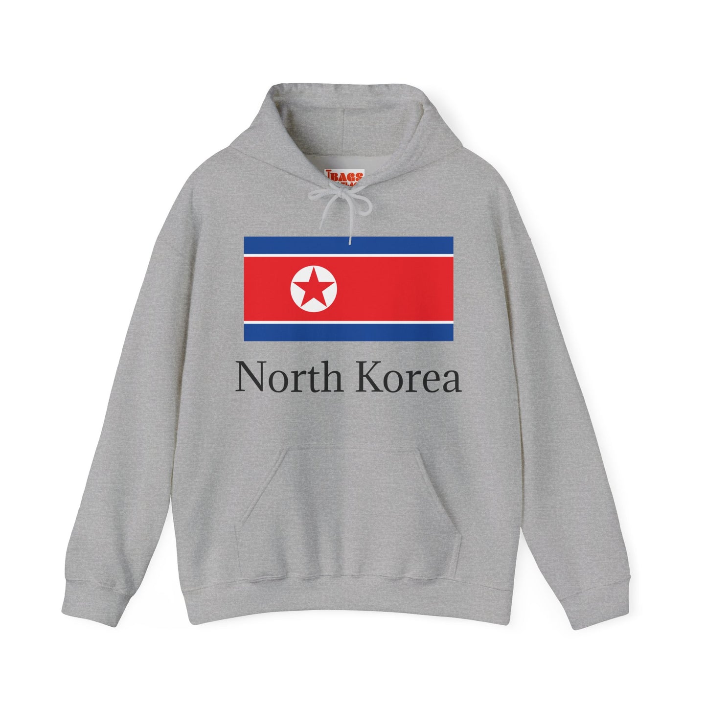 North Korea Flag Hoodies
