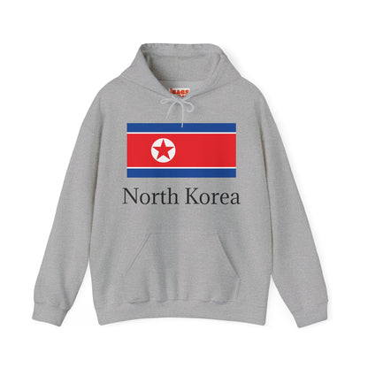 North Korea Flag Hoodies