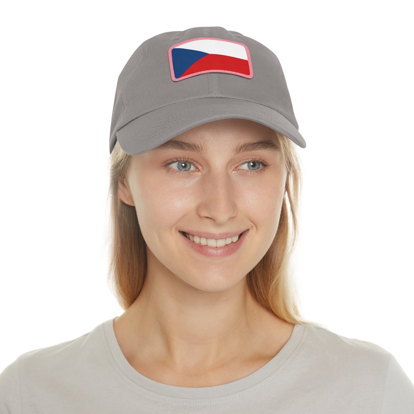Czech Republic Leather Patch Hat