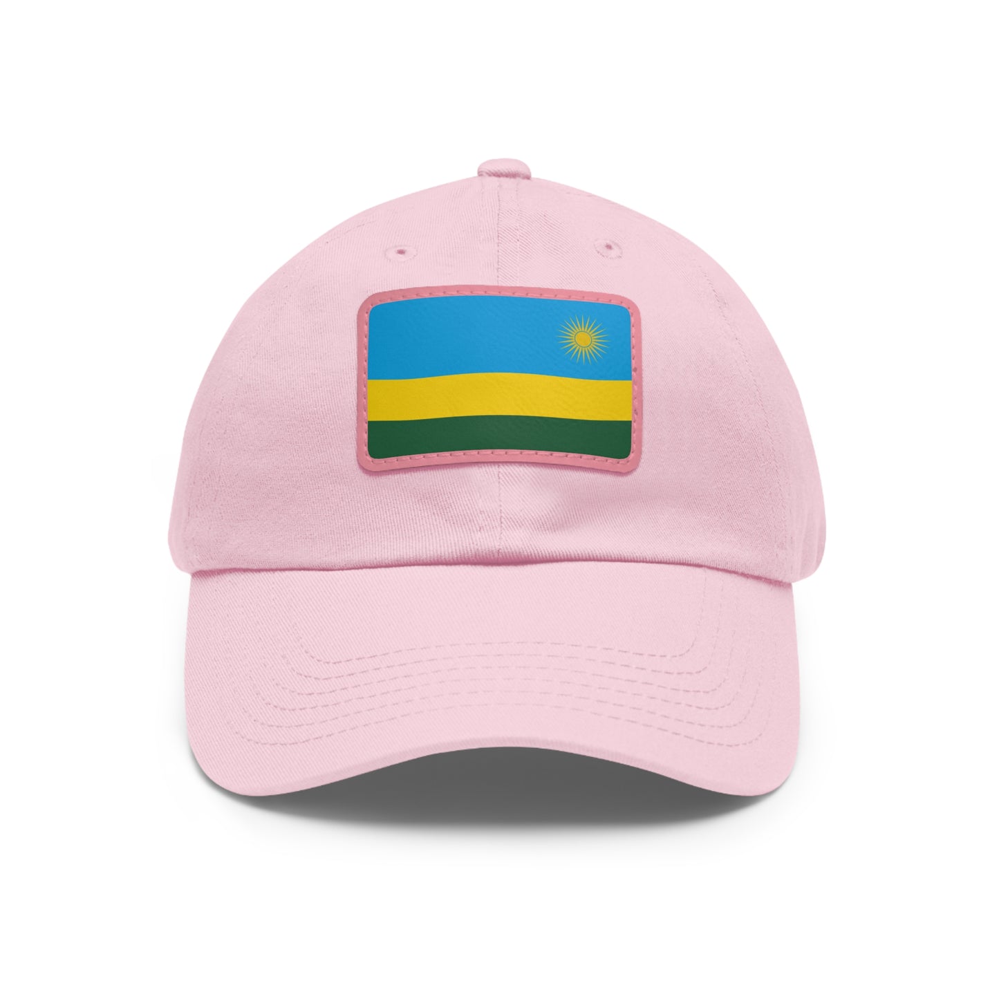 Rwanda Leather Patch Hat