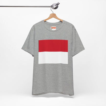 Monaco Flag on T-shirt