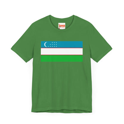 Uzbekistan Flag on T-shirt