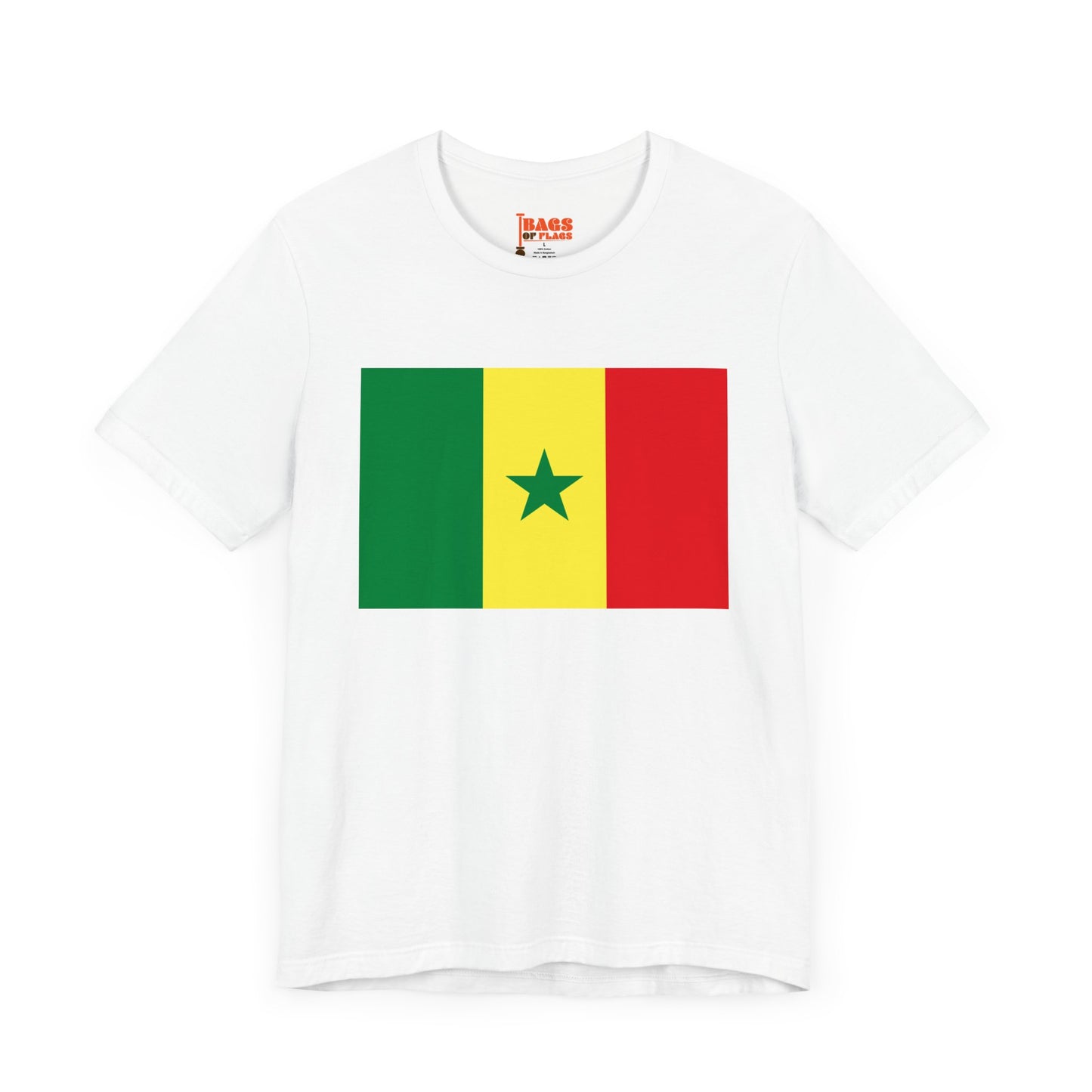 Senegal Flag on T-shirt