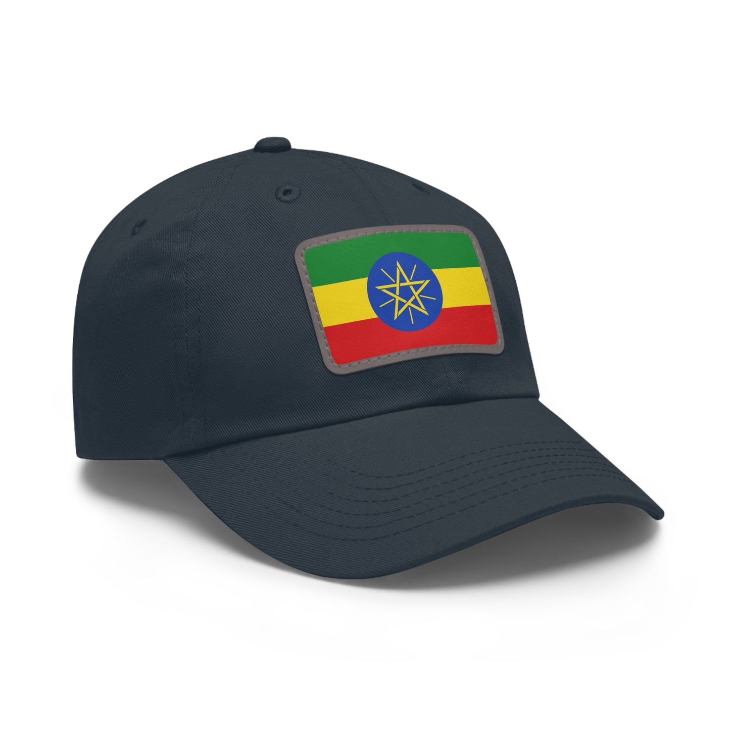Ethiopia Leather Patch Hat