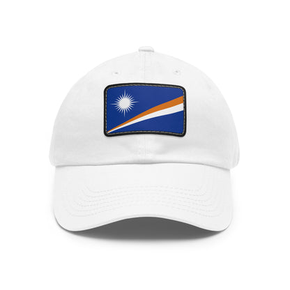 Marshall Islands Leather Patch Hat