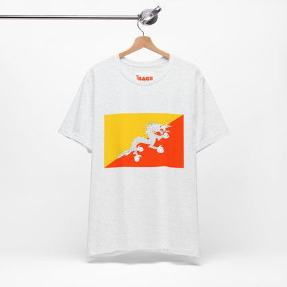 Bhutan Flag on T-shirt