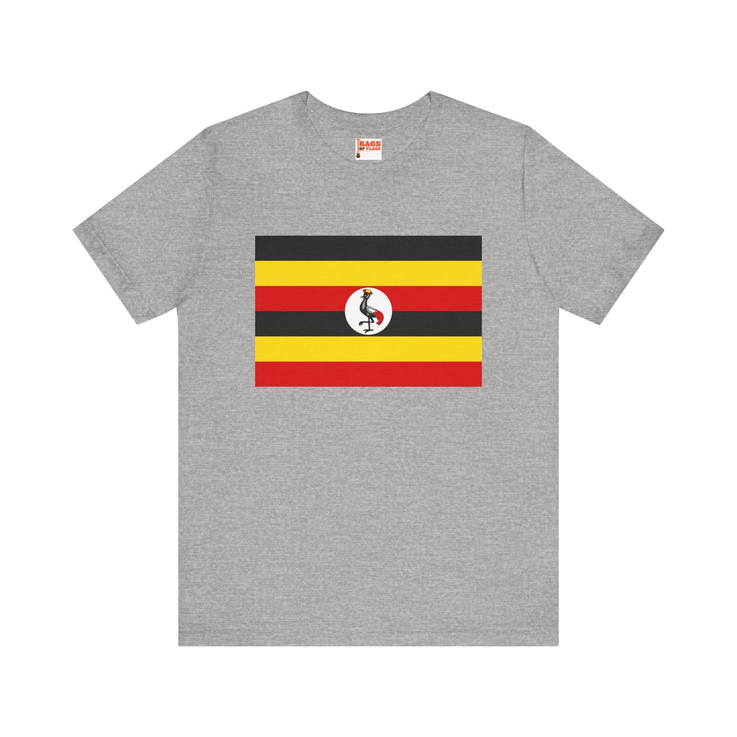 Uganda Flag on T-shirt