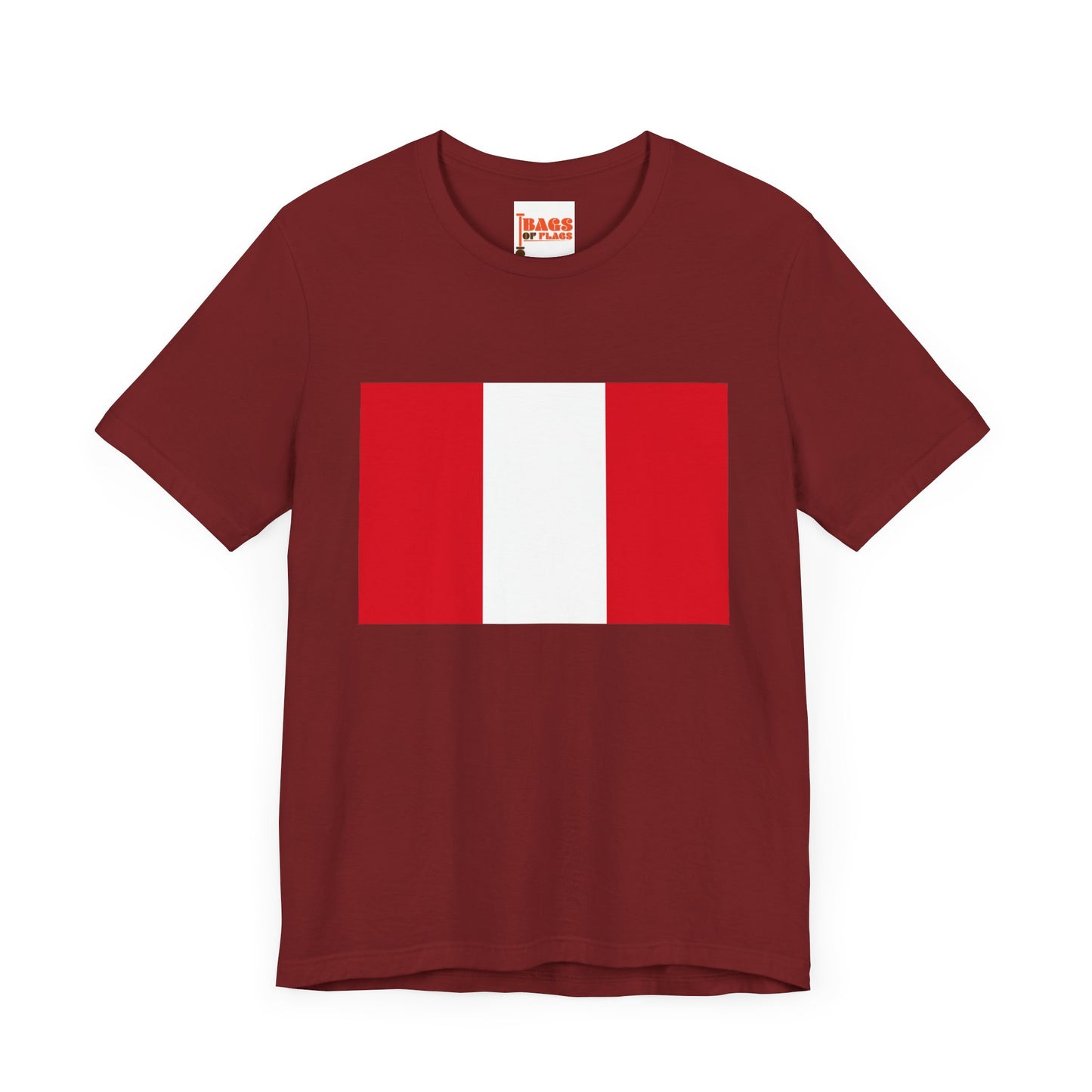 Peru Flag on T-shirt