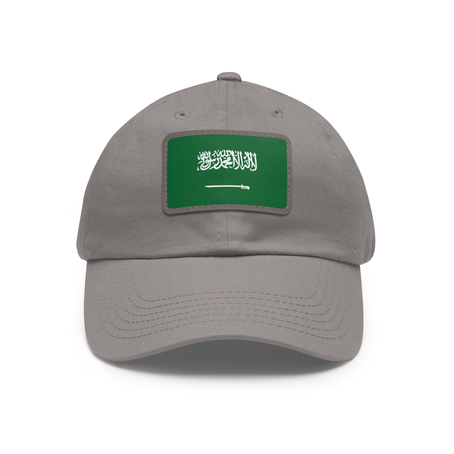 Saudi Arabia Leather Patch Hat