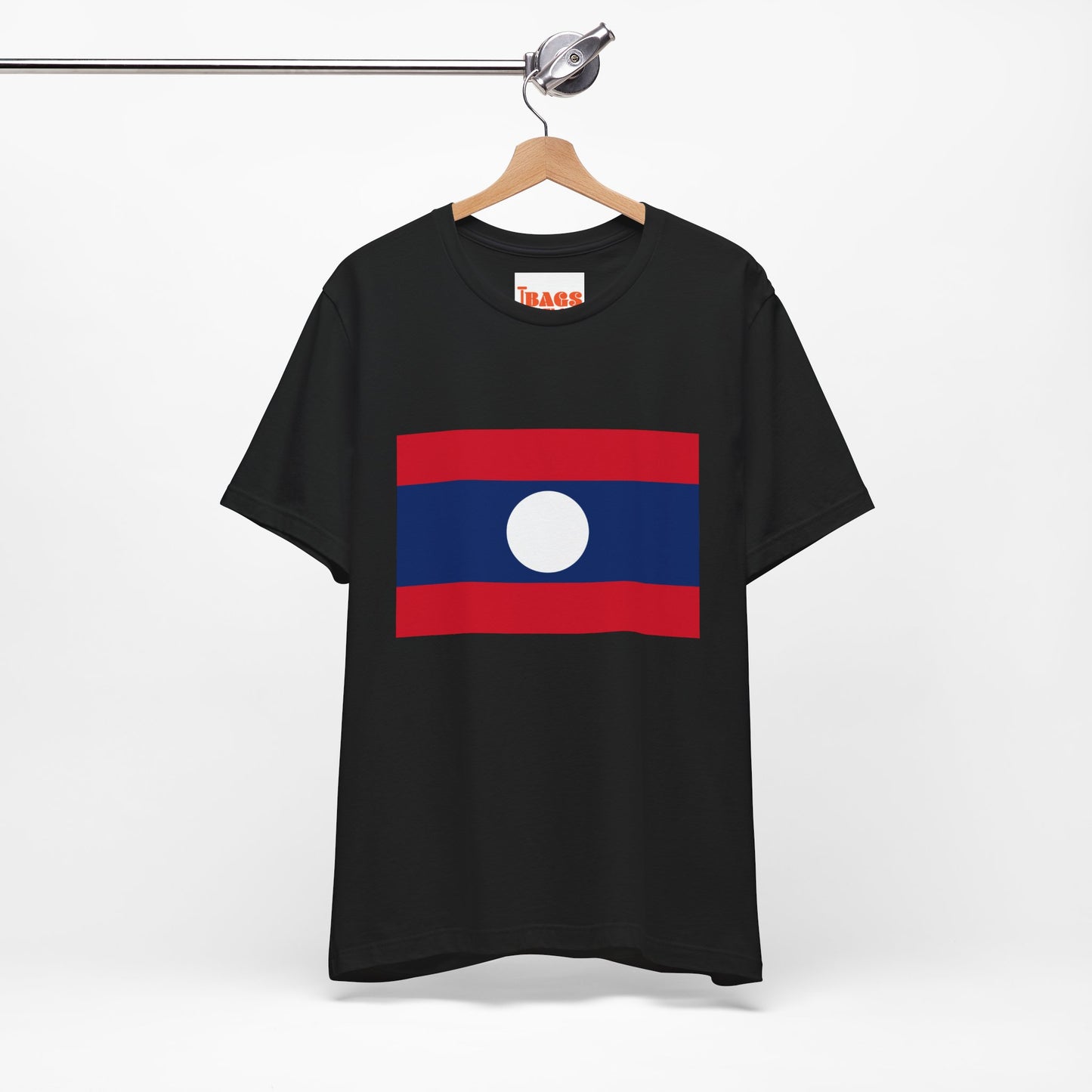 Laos Flag on T-shirt