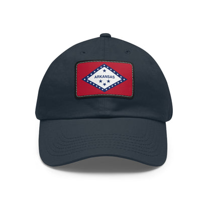 Arkansas Leather Patch Hat