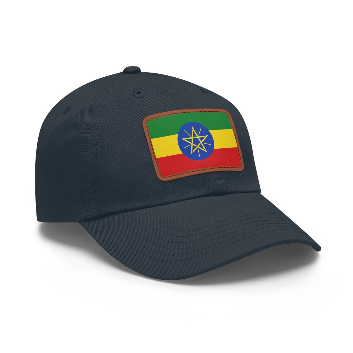 Ethiopia Leather Patch Hat