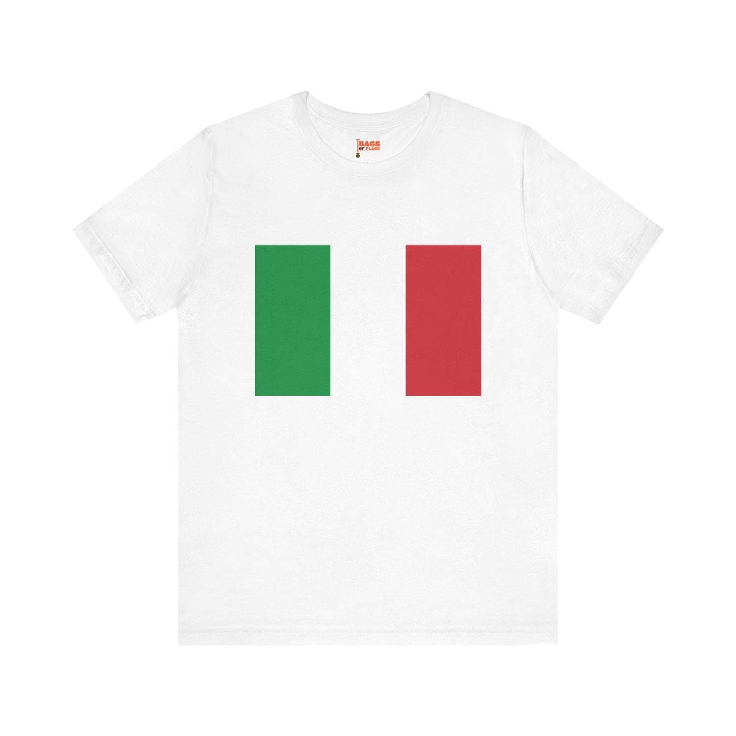 Italy Flag on T-shirt